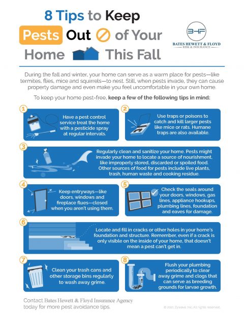 Keep Pests Out Of Your House This Fall - Bates Hewett & Floyd